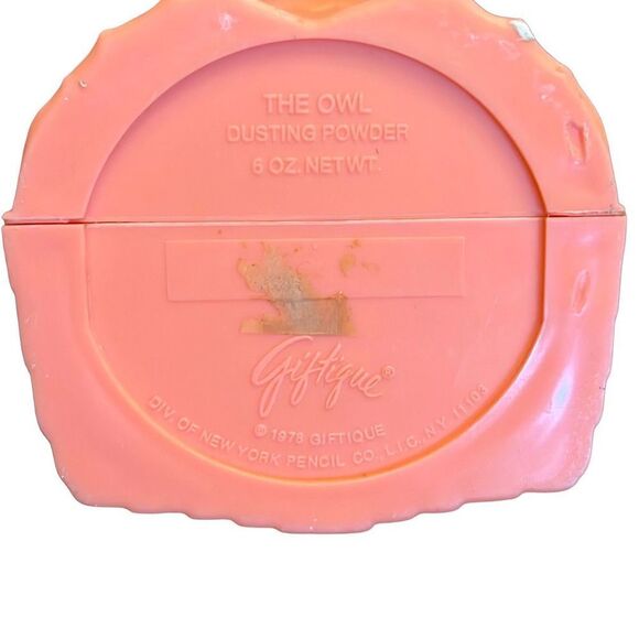 Vintage‎ Giftique "The Owl" Dusting Powder Container 1978 - Picture 6 of 6